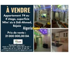 Vente appartement Bejaia Sidi Ahmed